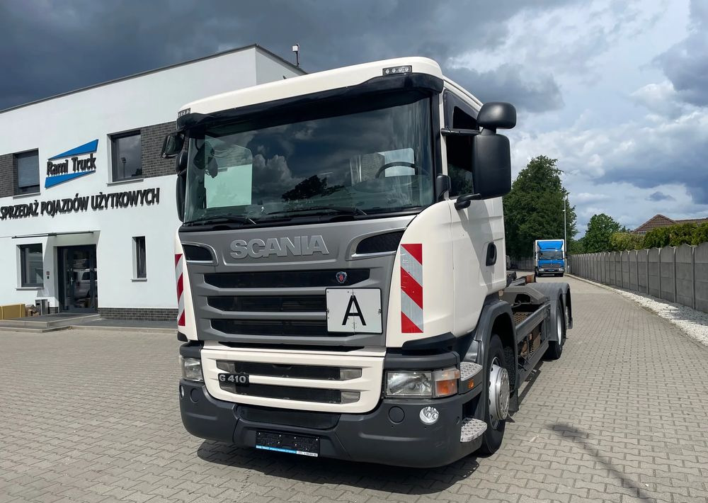 Scania R410 Hakowiec MEILLER RK20 65 - شاحنة ذات خطاف: صورة 1 Scania R410 Hakowiec MEILLER RK20 65 - شاحنة ذات خطاف: صورة 1