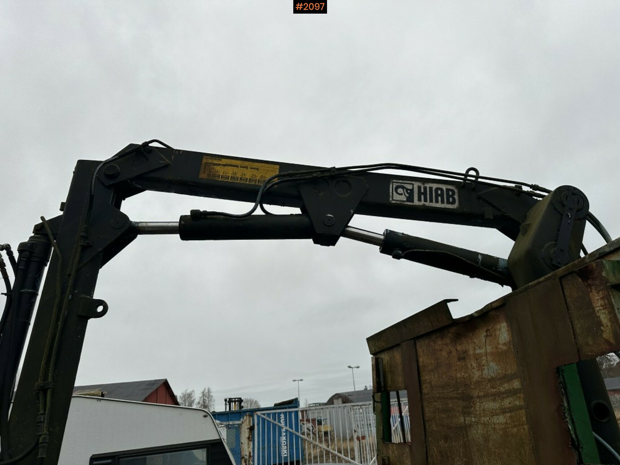 مقطورات مسطحة Crane Trailer, Hiab 445AW: صورة 13