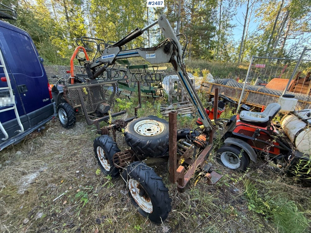 حافلة الغابات Mini forwarder Vimek Minimaster 101: صورة 6