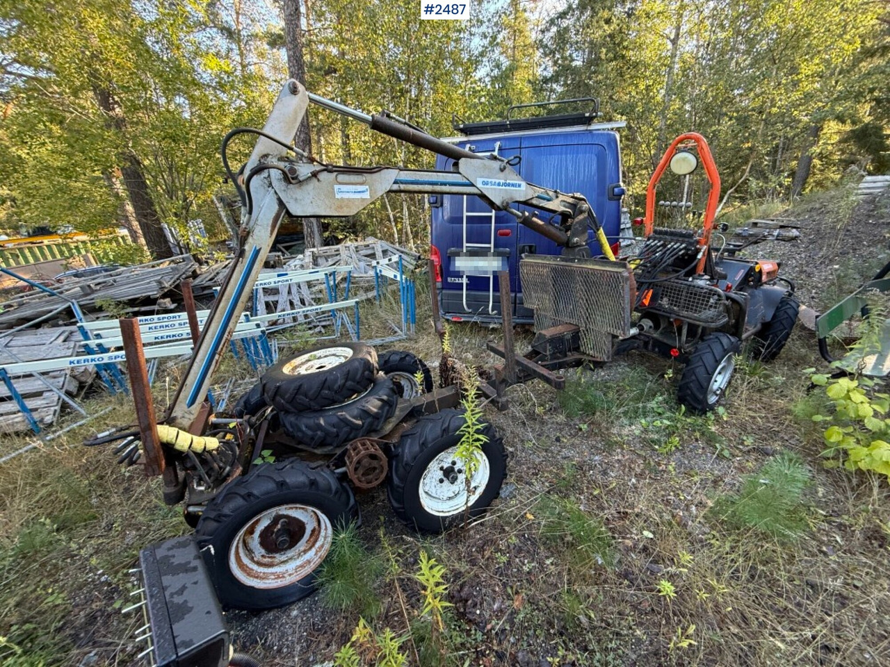 Mini forwarder Vimek Minimaster 101 - حافلة الغابات: صورة 3 Mini forwarder Vimek Minimaster 101 - حافلة الغابات: صورة 3