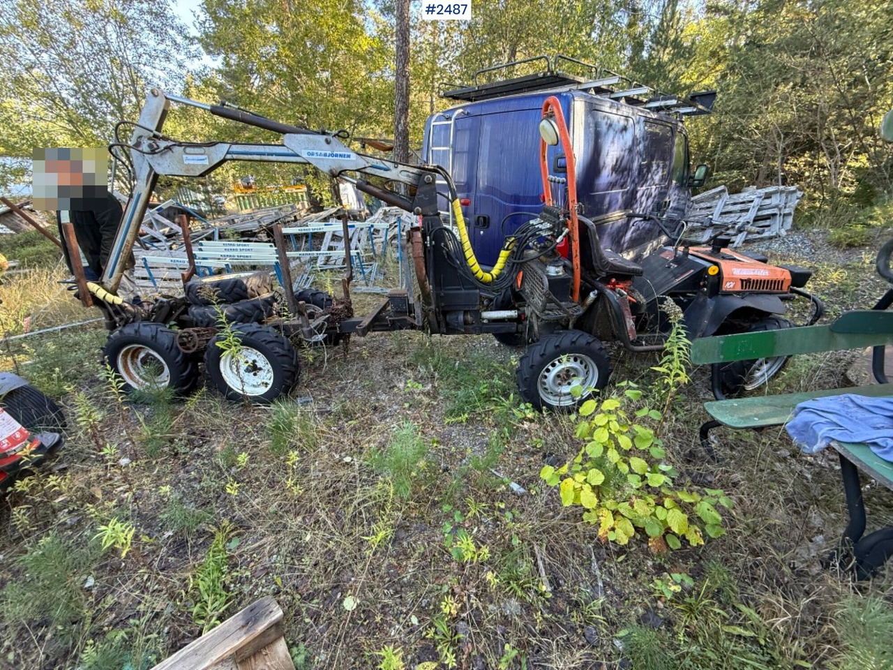 Mini forwarder Vimek Minimaster 101 - حافلة الغابات: صورة 1 Mini forwarder Vimek Minimaster 101 - حافلة الغابات: صورة 1