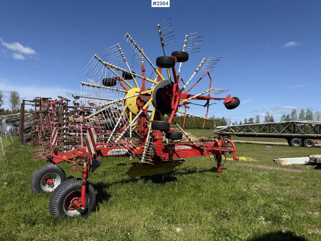 Rotary rake Pöttinger Eurotop 771A - معدات تيبيس التبن: صورة 5 Rotary rake Pöttinger Eurotop 771A - معدات تيبيس التبن: صورة 5
