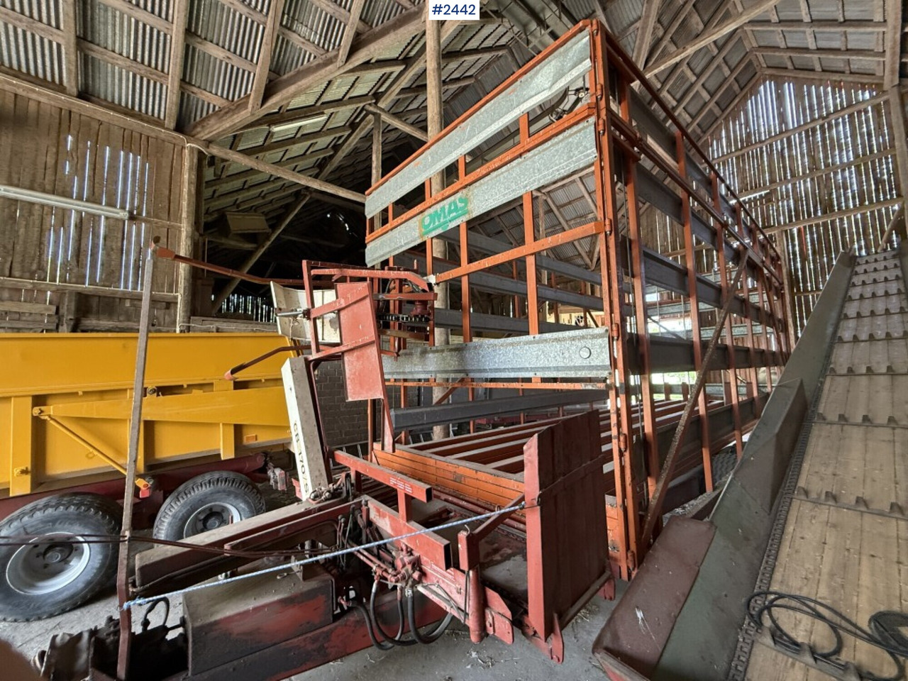 Self-loading trailer small bale Omas CB170 S - معدات تيبيس التبن: صورة 2 Self-loading trailer small bale Omas CB170 S - معدات تيبيس التبن: صورة 2