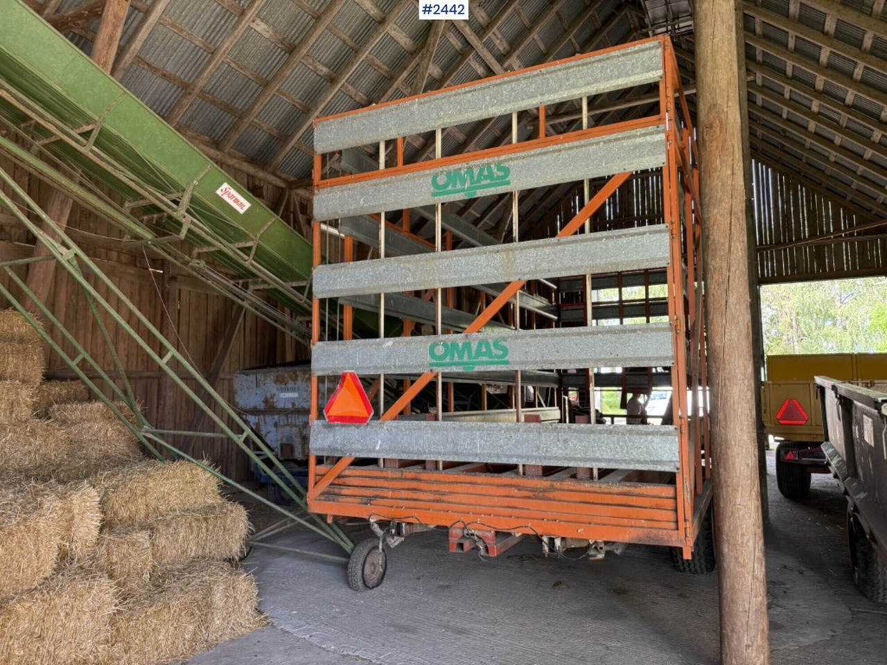 Self-loading trailer small bale Omas CB170 S - معدات تيبيس التبن: صورة 5 Self-loading trailer small bale Omas CB170 S - معدات تيبيس التبن: صورة 5