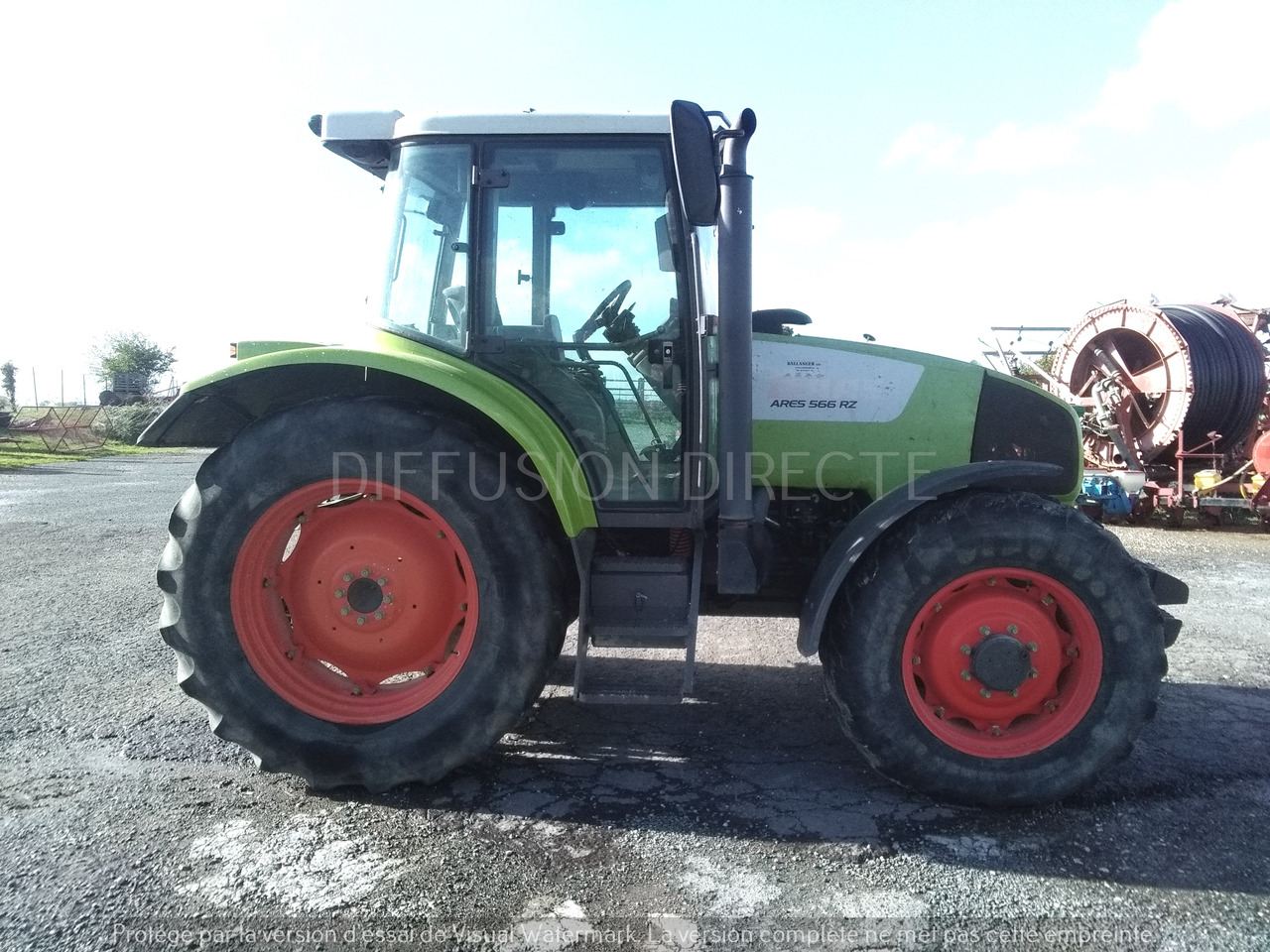 CLAAS TRACTEUR AGRICOLE ARES 566 RZ - جرار: صورة 2 CLAAS TRACTEUR AGRICOLE ARES 566 RZ - جرار: صورة 2