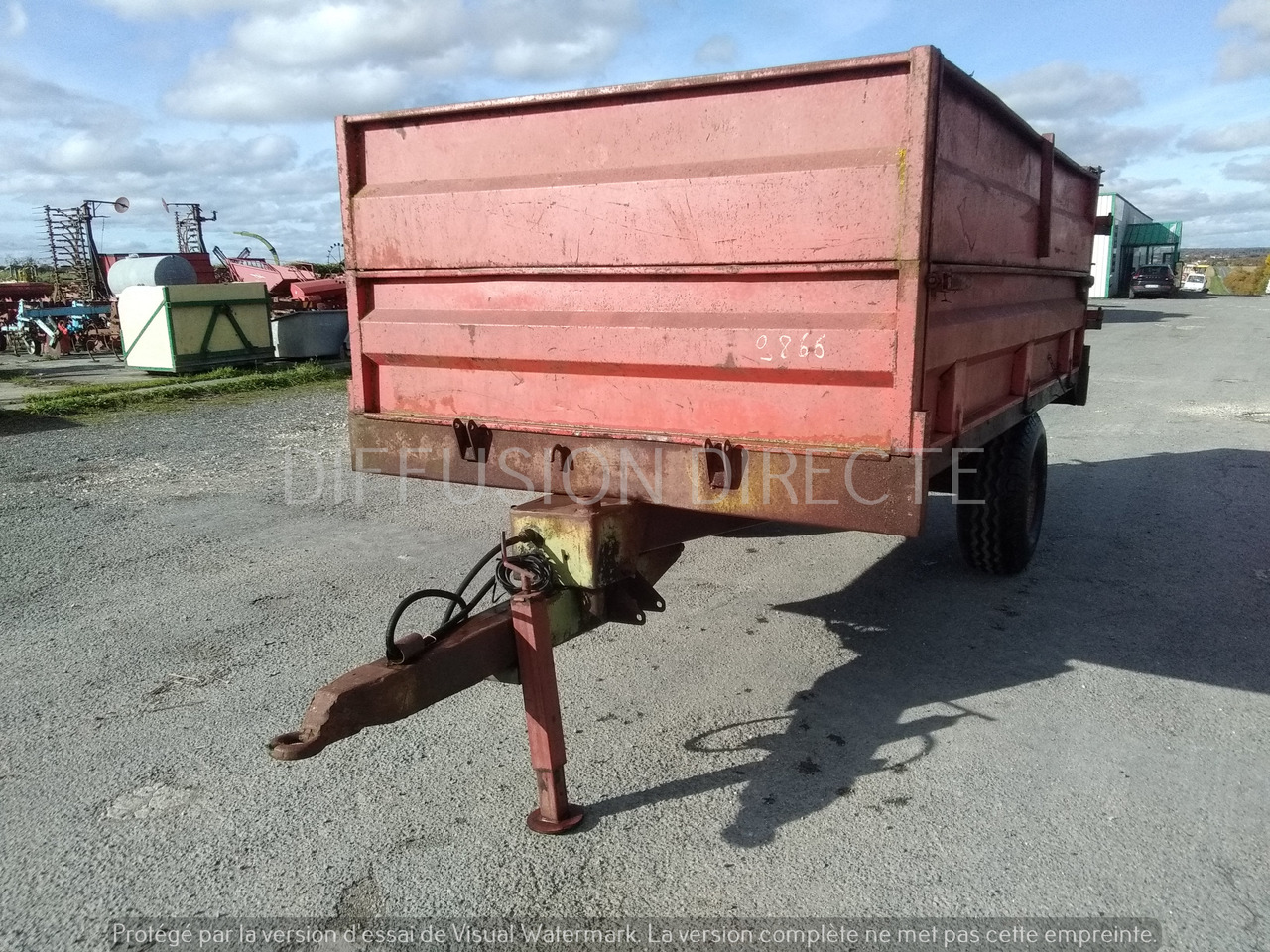 GOYER-CEMA BENNE AGRICOLE 49 - مقطورات مسطحة: صورة 3 GOYER-CEMA BENNE AGRICOLE 49 - مقطورات مسطحة: صورة 3