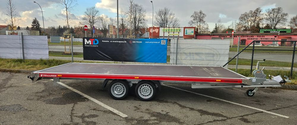 TEMARED CARPLATFORM full alu 5121 3,5T sklejka - مقطورة شحن نقل السيارات: صورة 3 TEMARED CARPLATFORM full alu 5121 3,5T sklejka - مقطورة شحن نقل السيارات: صورة 3