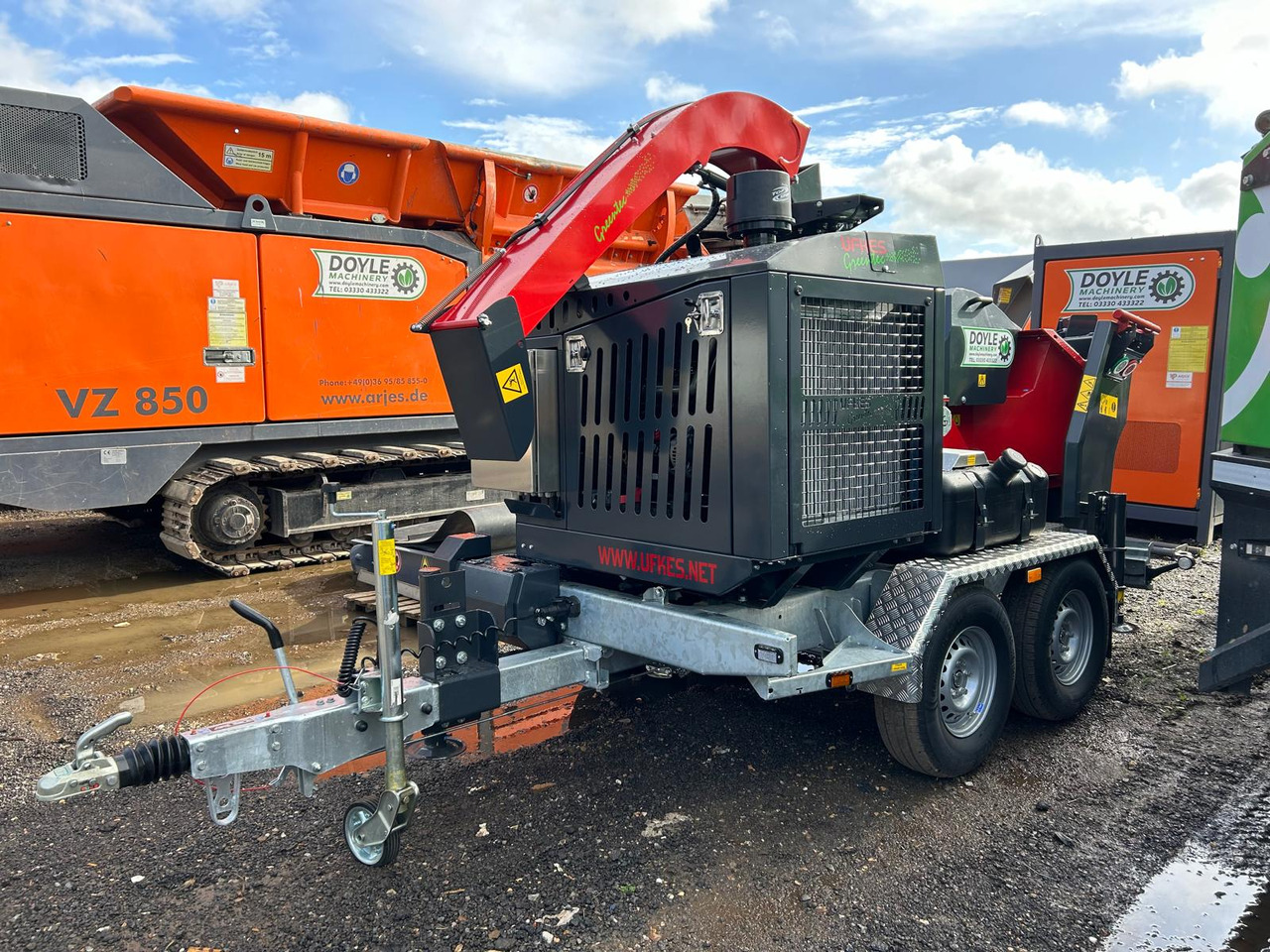 UFKES Greentec Jaguar 40-80 3.5T - معدات الغابات, عربة مقطورة: صورة 1 UFKES Greentec Jaguar 40-80 3.5T - معدات الغابات, عربة مقطورة: صورة 1