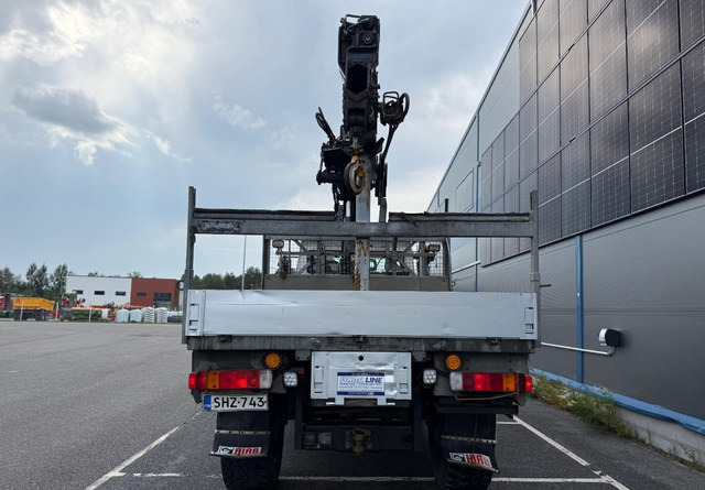 Mercedes-BenzUnimog U5000 + Hiab 099 E-4 - شاحنات مسطحة, شاحنة كرين: صورة 4 Mercedes-BenzUnimog U5000 + Hiab 099 E-4 - شاحنات مسطحة, شاحنة كرين: صورة 4