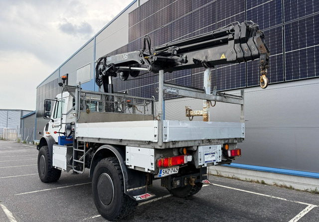 Mercedes-BenzUnimog U5000 + Hiab 099 E-4 - شاحنات مسطحة, شاحنة كرين: صورة 3 Mercedes-BenzUnimog U5000 + Hiab 099 E-4 - شاحنات مسطحة, شاحنة كرين: صورة 3