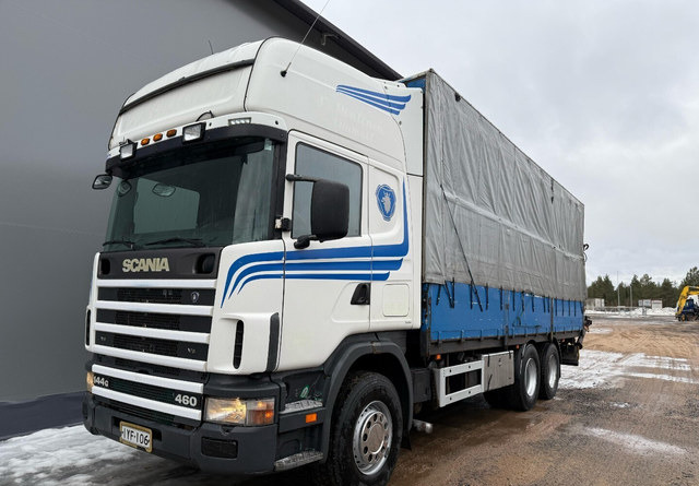 Scania 144G 6x2 *Juuri Katsastettu* - شاحنة كرين: صورة 2 Scania 144G 6x2 *Juuri Katsastettu* - شاحنة كرين: صورة 2