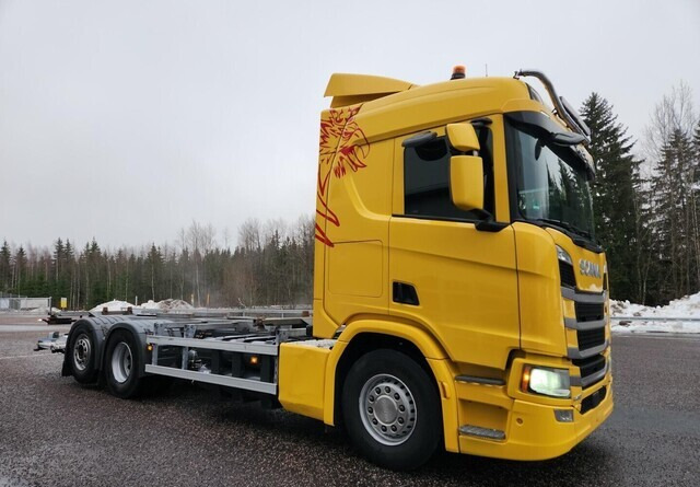 Scania R410 CNG / CBG 6x2 - شاحنات الحاويات / جسم علوي قابل للتغيير شاحنة: صورة 5 Scania R410 CNG / CBG 6x2 - شاحنات الحاويات / جسم علوي قابل للتغيير شاحنة: صورة 5