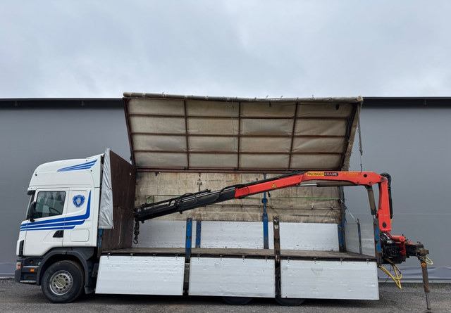 ScaniaScania 144G 6x2 - شاحنة مقفلة, شاحنة كرين: صورة 1 ScaniaScania 144G 6x2 - شاحنة مقفلة, شاحنة كرين: صورة 1