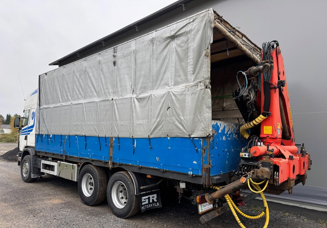 ScaniaScania 144G 6x2 - شاحنة مقفلة, شاحنة كرين: صورة 4 ScaniaScania 144G 6x2 - شاحنة مقفلة, شاحنة كرين: صورة 4