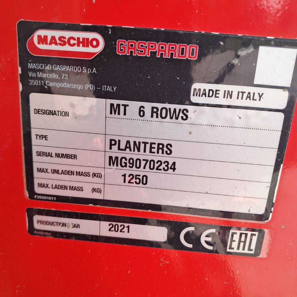 MASCHIO GASPARDO MT6 MASCHIO GASPARDO MT6: صورة 6