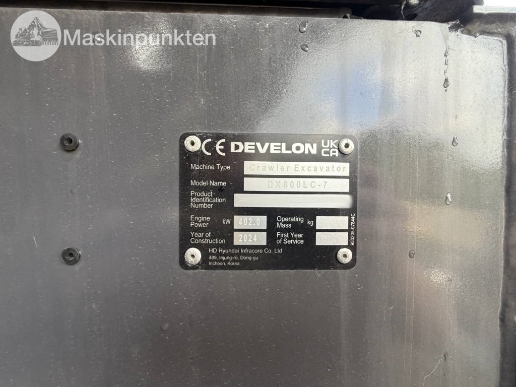 حفار زحاف Develon 800 LC: صورة 31 حفار زحاف Develon 800 LC: صورة 31