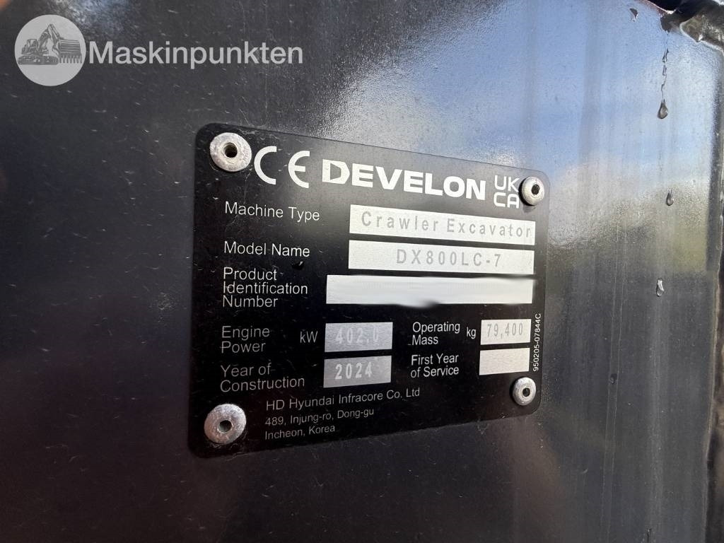 حفار زحاف Develon 800 LC: صورة 46 حفار زحاف Develon 800 LC: صورة 46