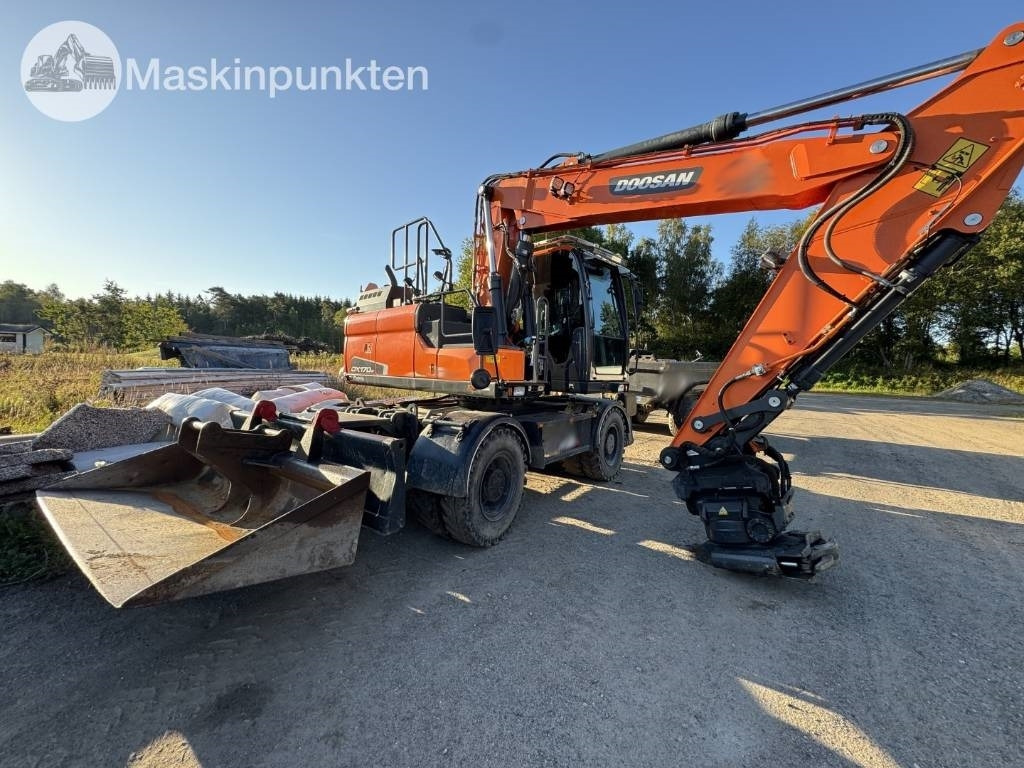Doosan DX 170 W-5 + Tippvagn + Redskap - حفارة دولاب: صورة 5 Doosan DX 170 W-5 + Tippvagn + Redskap - حفارة دولاب: صورة 5