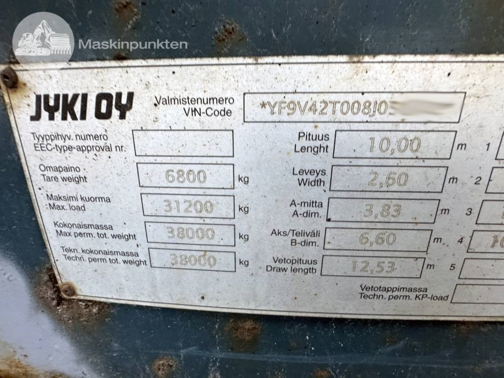 مقطورة اخشاب Jyki V 42 T0: صورة 30
