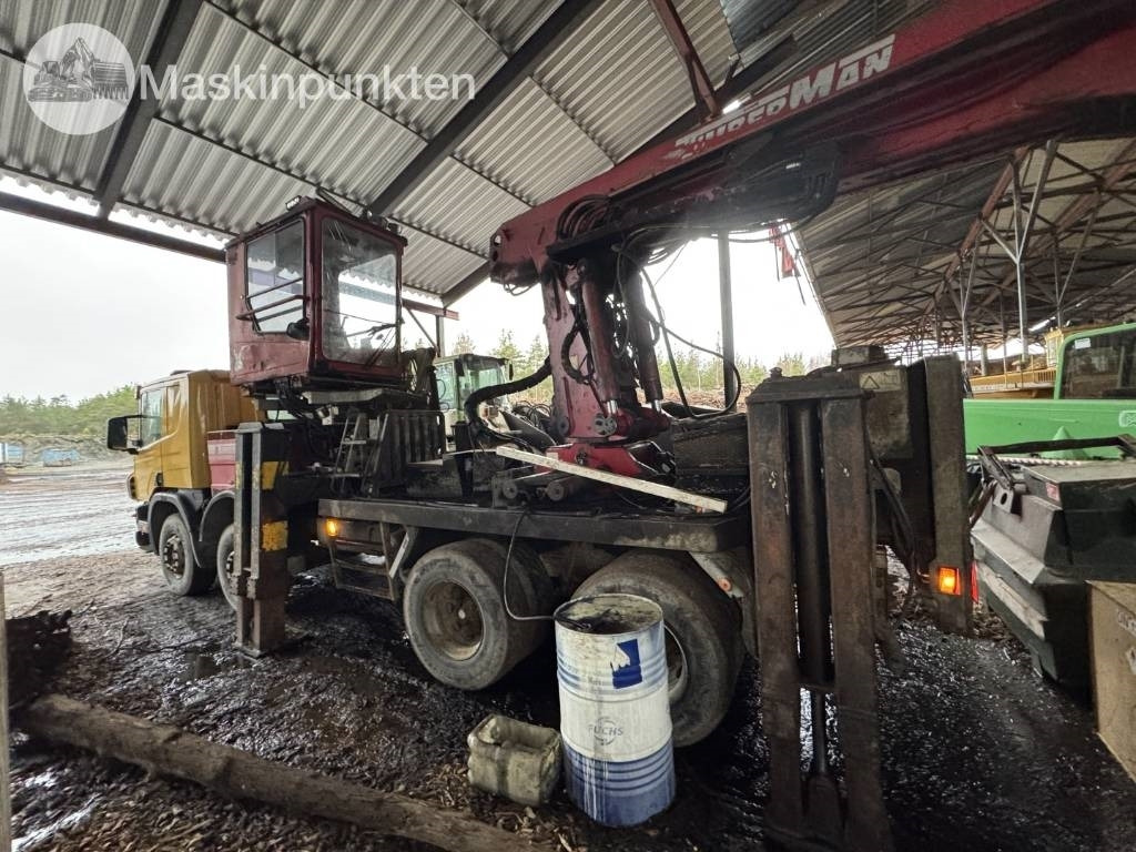 Scania P 124 G med Timberman - شاحنة قطع الأشجار: صورة 2 Scania P 124 G med Timberman - شاحنة قطع الأشجار: صورة 2