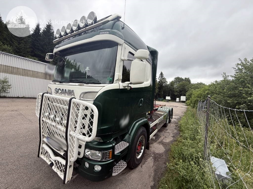 Scania R 520 LB - شاحنة ذات خطاف: صورة 1 Scania R 520 LB - شاحنة ذات خطاف: صورة 1