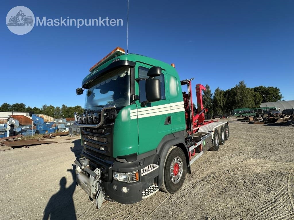 Scania R 580 LB - شاحنة ذات خطاف: صورة 1 Scania R 580 LB - شاحنة ذات خطاف: صورة 1