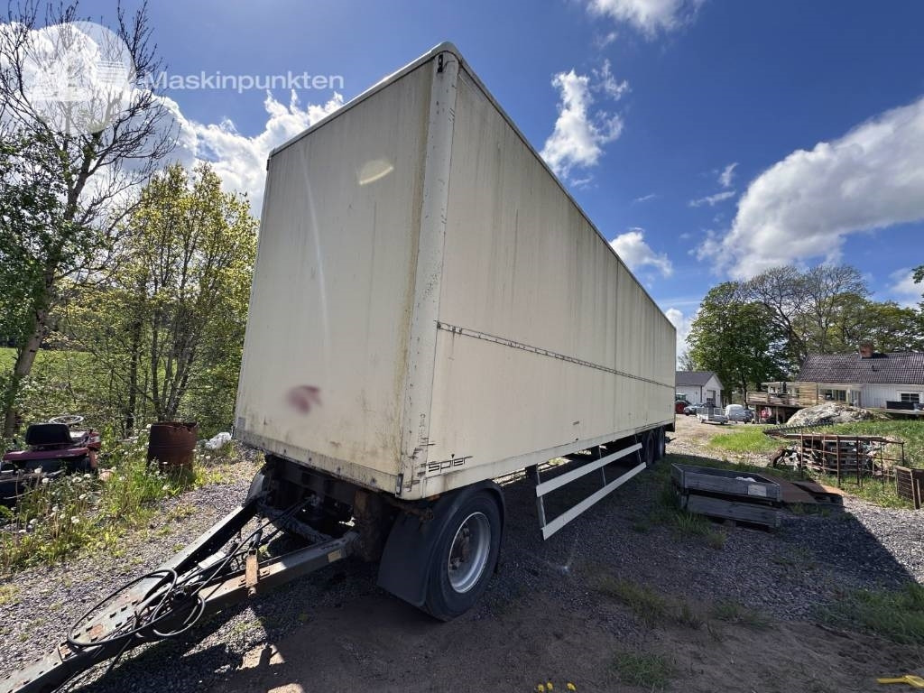 Spier AGL 390 - مقطورة صندوق مغلق: صورة 1 Spier AGL 390 - مقطورة صندوق مغلق: صورة 1