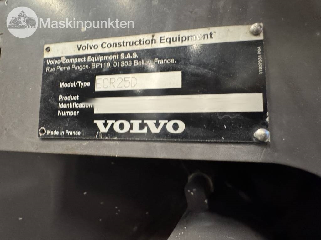 حفارة مُصَّغرة Volvo ECR 25 D: صورة 44