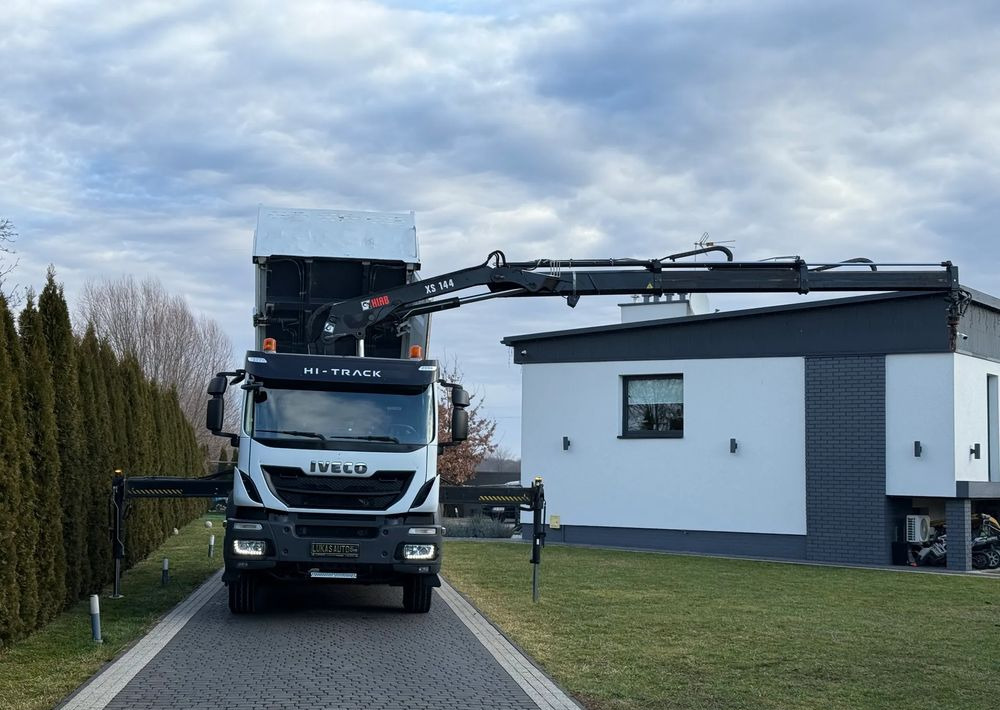 Iveco TRAKKER 450 6X4 PODWÓJNA HYDRO-BURTA HIAB 104 - شاحنة كرين, شاحنة قلاب: صورة 1 Iveco TRAKKER 450 6X4 PODWÓJNA HYDRO-BURTA HIAB 104 - شاحنة كرين, شاحنة قلاب: صورة 1