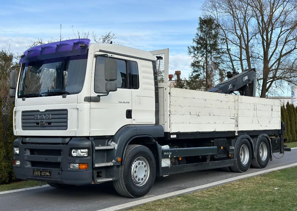 MAN TGA 24.410 6x4 HIAB MANUAL - شاحنة كرين, شاحنات مسطحة: صورة 2 MAN TGA 24.410 6x4 HIAB MANUAL - شاحنة كرين, شاحنات مسطحة: صورة 2