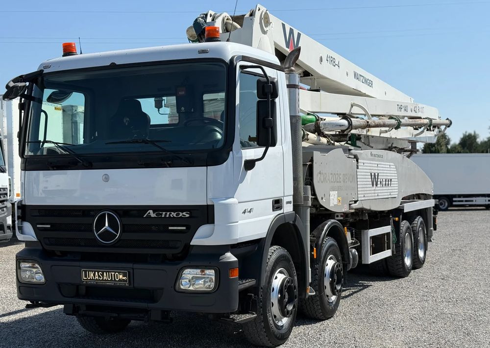 Mercedes-Benz ACTROS 4141 8X4 42 M GOTOWA DO PRACY - مضخة خرسانة: صورة 1 Mercedes-Benz ACTROS 4141 8X4 42 M GOTOWA DO PRACY - مضخة خرسانة: صورة 1
