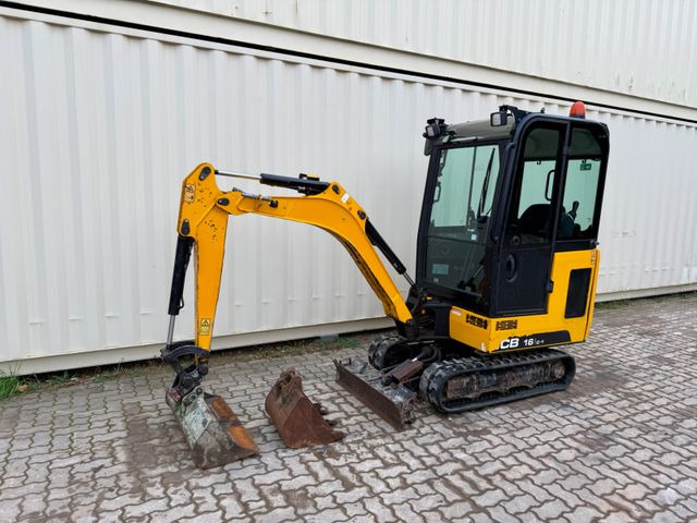 JCB 16C-1 /2019 BJ/1.171 H/verbr. Laufwerk/2xLöffel - حفارة مُصَّغرة: صورة 1 JCB 16C-1 /2019 BJ/1.171 H/verbr. Laufwerk/2xLöffel - حفارة مُصَّغرة: صورة 1