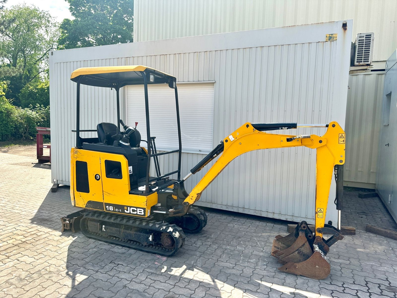 JCB 16C-1 /2020 BJ/1.283 BH/verbr. Laufwerk/2xLöffel - حفارة مُصَّغرة: صورة 4 JCB 16C-1 /2020 BJ/1.283 BH/verbr. Laufwerk/2xLöffel - حفارة مُصَّغرة: صورة 4