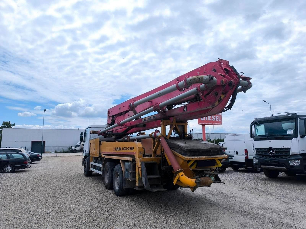 Mercedes-Benz ACTROS 3341 JUNJIN JXR 38-4 - مضخة خرسانة: صورة 5 Mercedes-Benz ACTROS 3341 JUNJIN JXR 38-4 - مضخة خرسانة: صورة 5