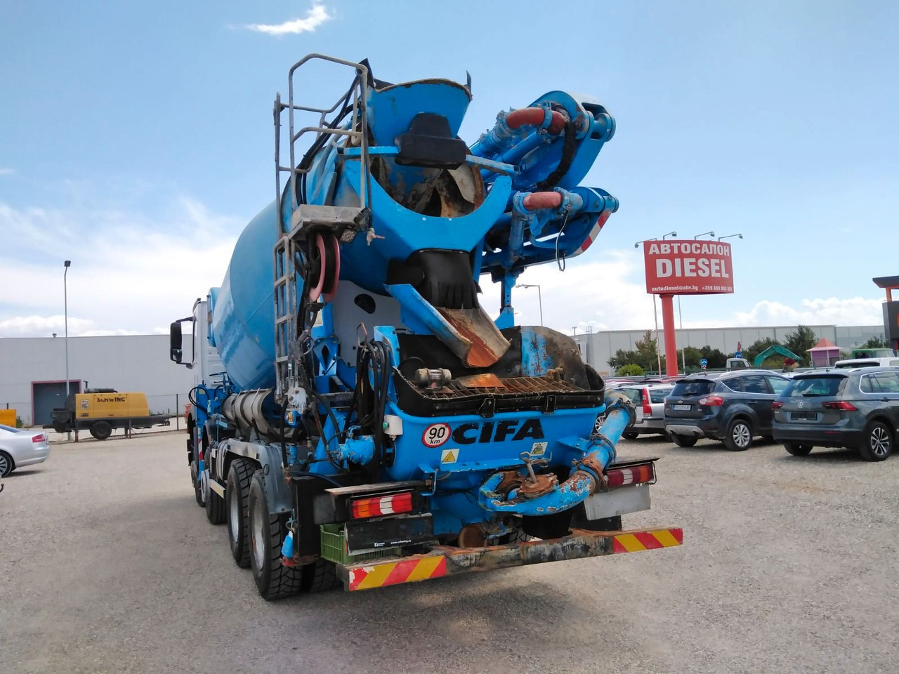 Mercedes-Benz AROCS 4140 CIFA MAGNUM MK28.4L 8X6 - خلاطة مع مضخة: صورة 5 Mercedes-Benz AROCS 4140 CIFA MAGNUM MK28.4L 8X6 - خلاطة مع مضخة: صورة 5