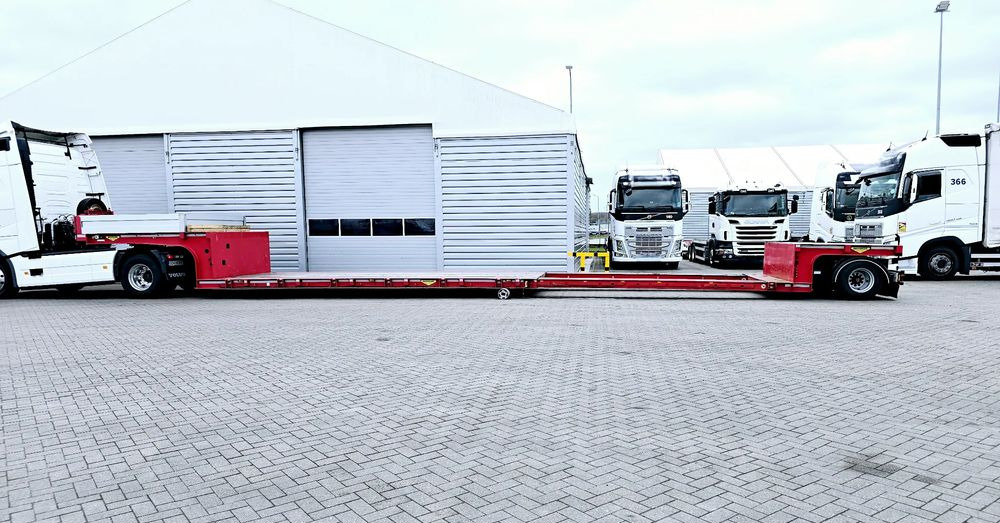 Broshuis 1ADU / 1A rozciągana - skrętna oś - عربة منخفضة مسطحة نصف مقطورة: صورة 3 Broshuis 1ADU / 1A rozciągana - skrętna oś - عربة منخفضة مسطحة نصف مقطورة: صورة 3