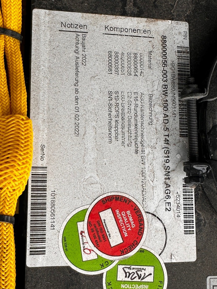 BOMAG DE BW 100 AD-5 Stage V/Tier 4f - مدحلة: صورة 1 BOMAG DE BW 100 AD-5 Stage V/Tier 4f - مدحلة: صورة 1