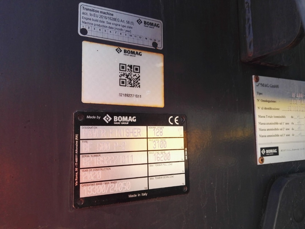 BOMAG IT BF 600 P-2 S500 Stage IV/Tier 4f - مدادة الأسفلت: صورة 2 BOMAG IT BF 600 P-2 S500 Stage IV/Tier 4f - مدادة الأسفلت: صورة 2