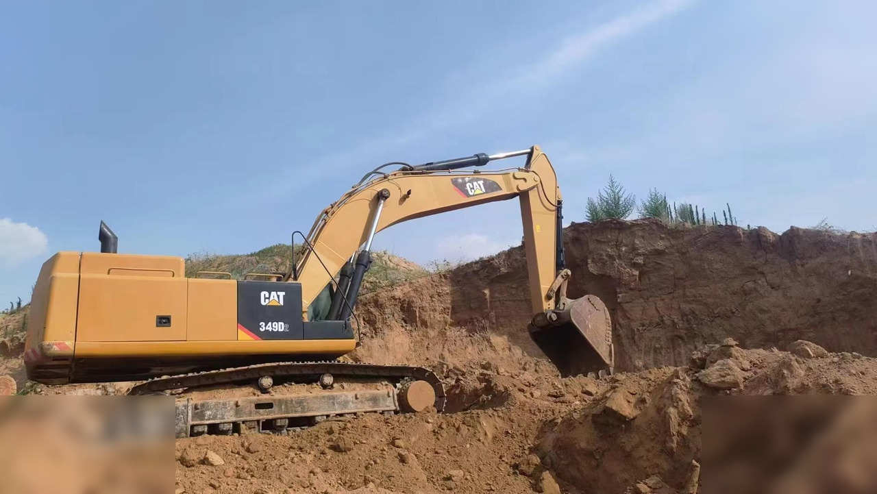 CATERPILLAR 349D2 - حفار زحاف: صورة 1 CATERPILLAR 349D2 - حفار زحاف: صورة 1