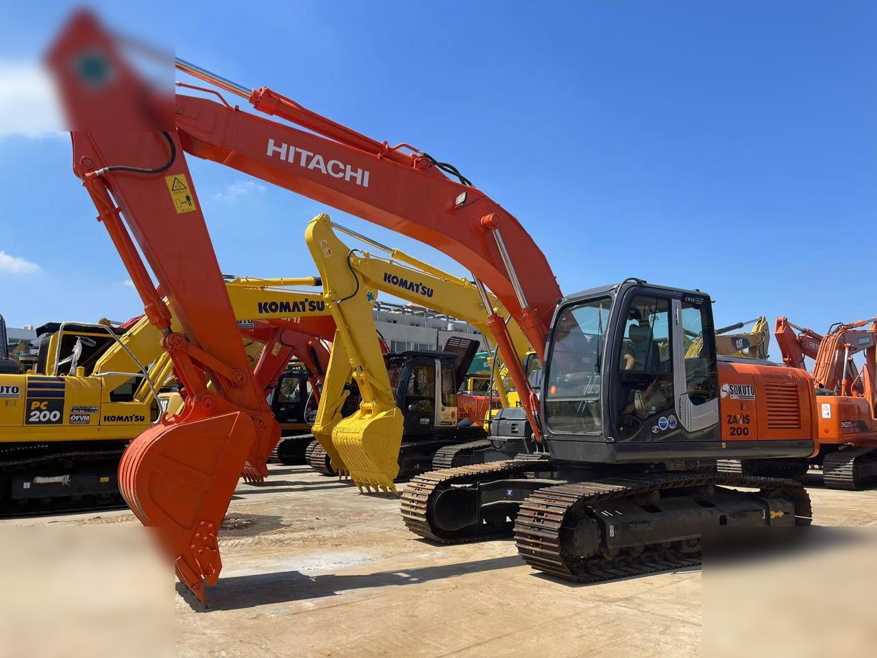 HITACHI ZX200-3G - حفار زحاف: صورة 1 HITACHI ZX200-3G - حفار زحاف: صورة 1