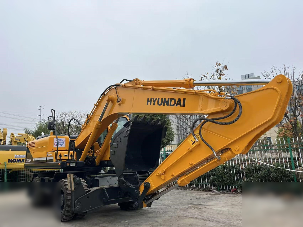 HYUNDAI ROBEX 210W-9S - حفارة دولاب: صورة 3 HYUNDAI ROBEX 210W-9S - حفارة دولاب: صورة 3