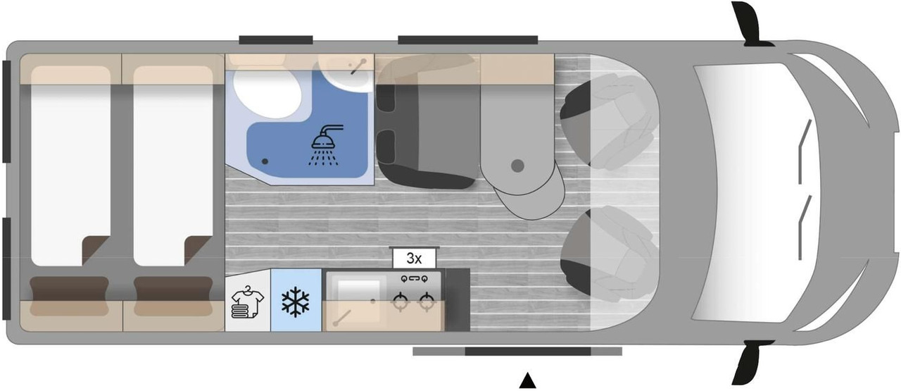 Clever Celebration 600 MJ24*AHK*MARKISE*ACC*R-KAM*RADIO - كرفان فان: صورة 2 Clever Celebration 600 MJ24*AHK*MARKISE*ACC*R-KAM*RADIO - كرفان فان: صورة 2