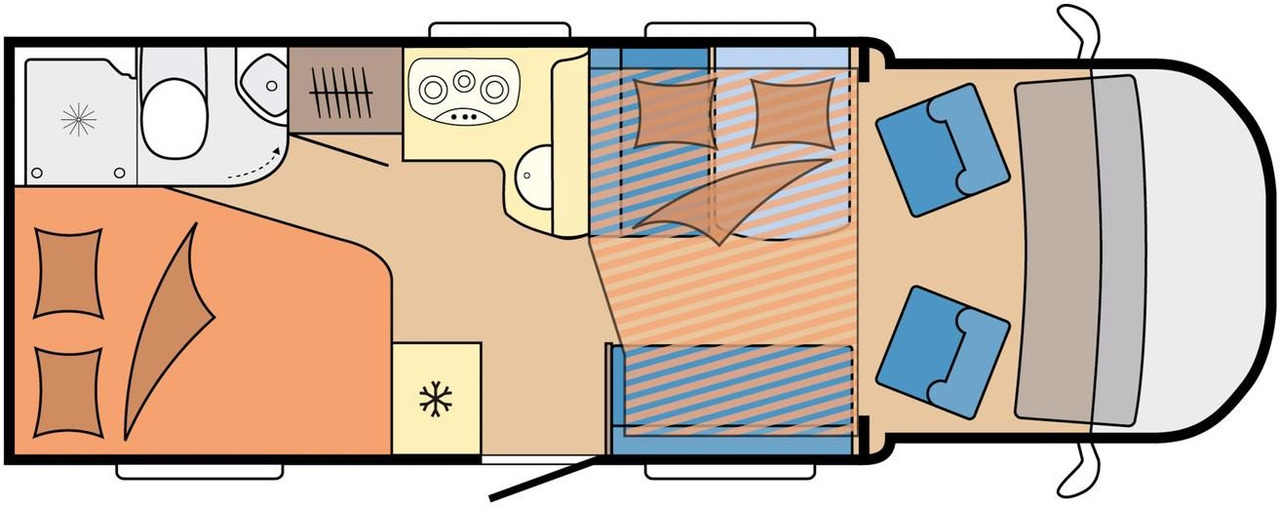 Hobby Optima T65 HFL ONTOUR *165PS*MARKISE*SOFORT* - موتر هوم شبه متكامل: صورة 4 Hobby Optima T65 HFL ONTOUR *165PS*MARKISE*SOFORT* - موتر هوم شبه متكامل: صورة 4