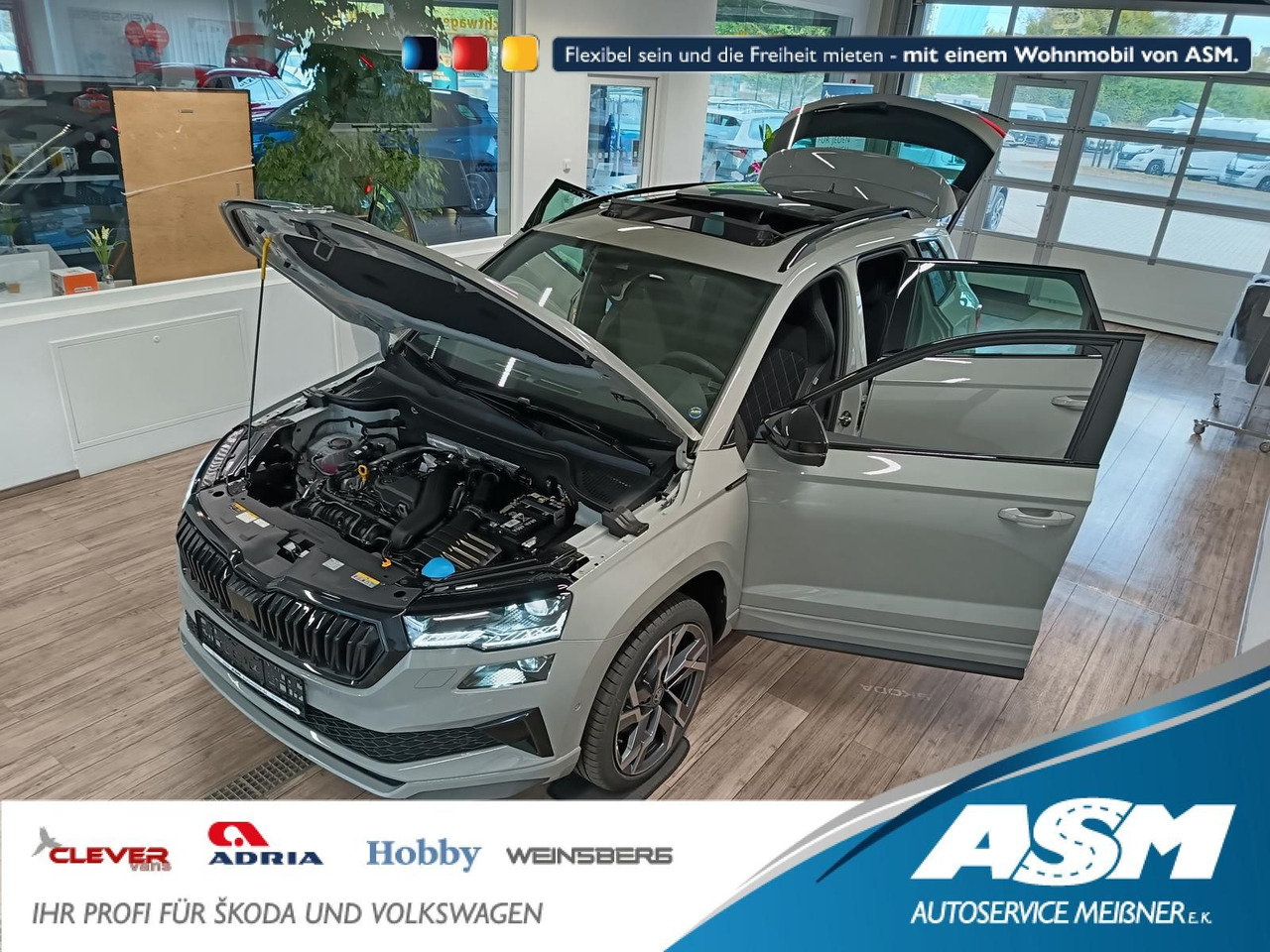 Skoda Karoq Sportline 1,5 TSI DSG*AHK*PSD*STD.HZG*NAVI - سيارة دفع رباعي: صورة 1 Skoda Karoq Sportline 1,5 TSI DSG*AHK*PSD*STD.HZG*NAVI - سيارة دفع رباعي: صورة 1