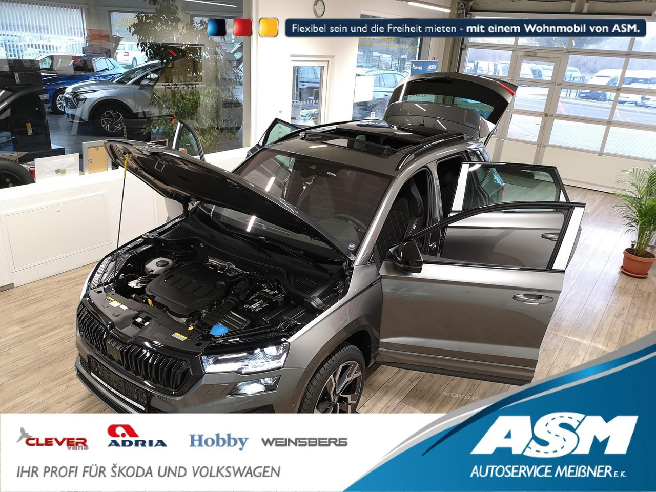 Skoda Karoq Sportline 2,0TDI DSG 4x4*PSD*AHK*360°*NAVI - سيارة دفع رباعي: صورة 1 Skoda Karoq Sportline 2,0TDI DSG 4x4*PSD*AHK*360°*NAVI - سيارة دفع رباعي: صورة 1