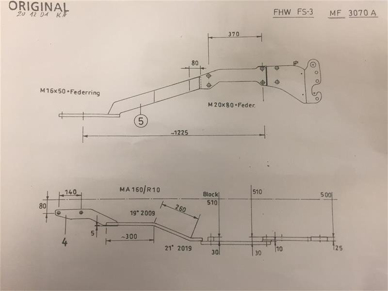 Hauer FS-3 Sidevanger MF 3070 2WD - قطع غيار - الآلات الزراعية: صورة 3 Hauer FS-3 Sidevanger MF 3070 2WD - قطع غيار - الآلات الزراعية: صورة 3