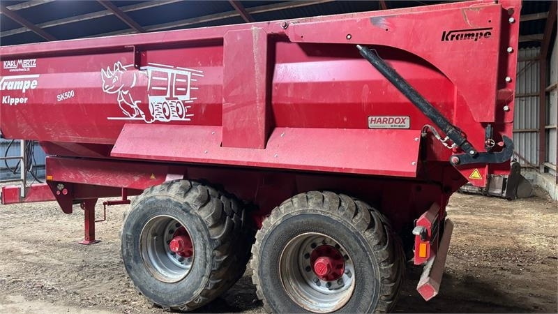 Krampe SK 550 Entreprenørvogn med Hardox kasse SK 500 - مقطورة زراعية قلابة: صورة 3 Krampe SK 550 Entreprenørvogn med Hardox kasse SK 500 - مقطورة زراعية قلابة: صورة 3