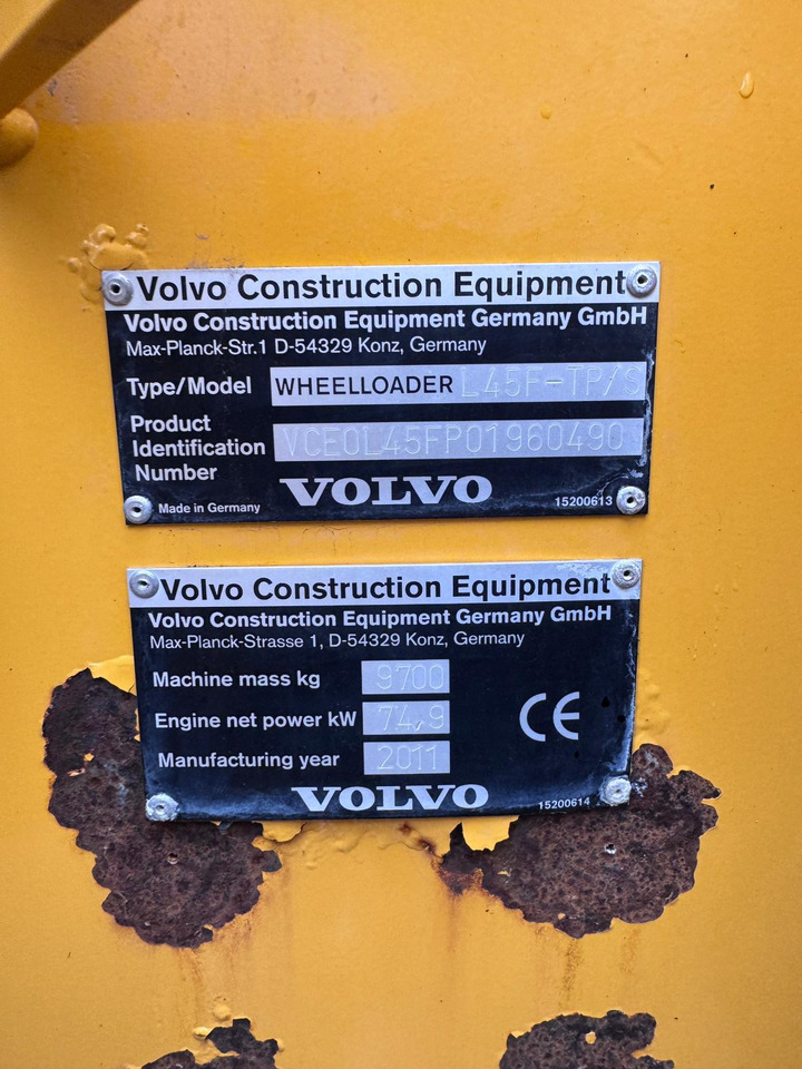Volvo L45F-TP/S Volvo L45F-TP/S: صورة 6
