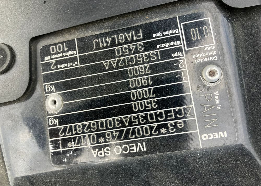 Iveco DAILY 35C14 ramo do zabudowy kiper wywrotka - شاحنة هيكل كابينة: صورة 5 Iveco DAILY 35C14 ramo do zabudowy kiper wywrotka - شاحنة هيكل كابينة: صورة 5