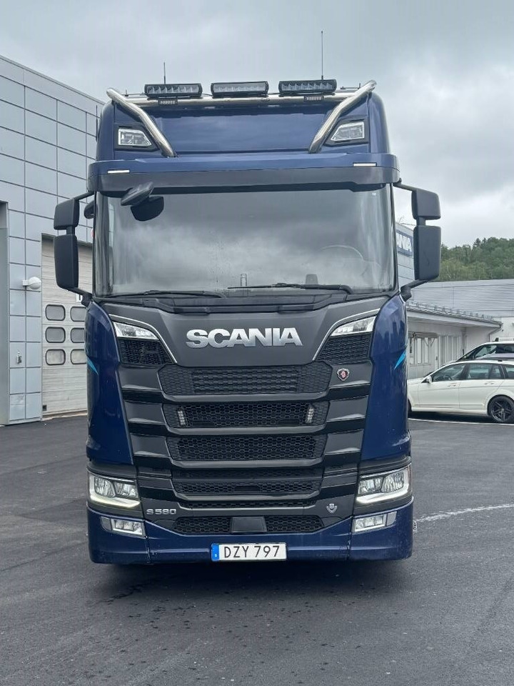 Scania S 580 6x2*4 Lastväxlare Hiab ink Flak - شاحنة ذات خطاف: صورة 2 Scania S 580 6x2*4 Lastväxlare Hiab ink Flak - شاحنة ذات خطاف: صورة 2